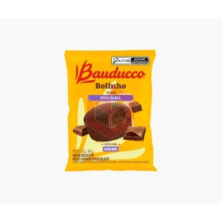 Bolinho chocolate sem recheio Bauducco 16x40g