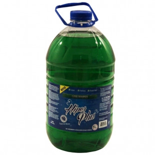 Sabão lava roupas líquido verde realce Hiper Plus 5l