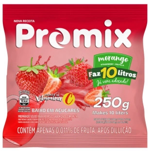 Refresco de morango Promix 250g