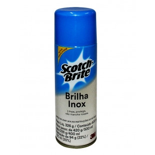 Brilha inox 3M Scoth Brite aerosol 400ml/300g