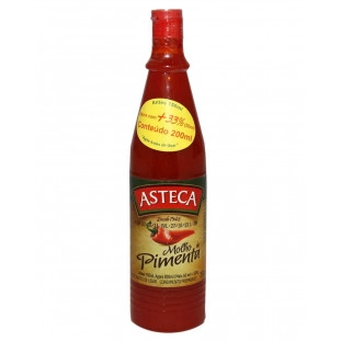 Molho de pimenta vermelha Asteca 200ml
