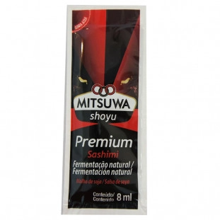 Molho shoyu premium sache Mitsuwa 250x8ml