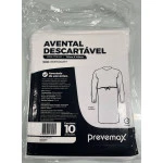 Avental tnt bco m.longa Prevemax c/10un RDES00277