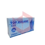 Luva nitrilo azul sem po GG Top Nugard c/100un