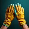 Luvas de látex para limpeza