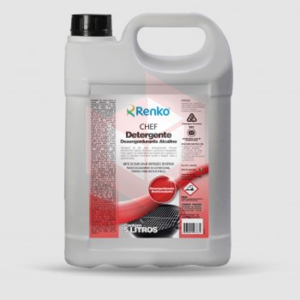 Detergente desengordurante alcalino Chef Renko 5l 
