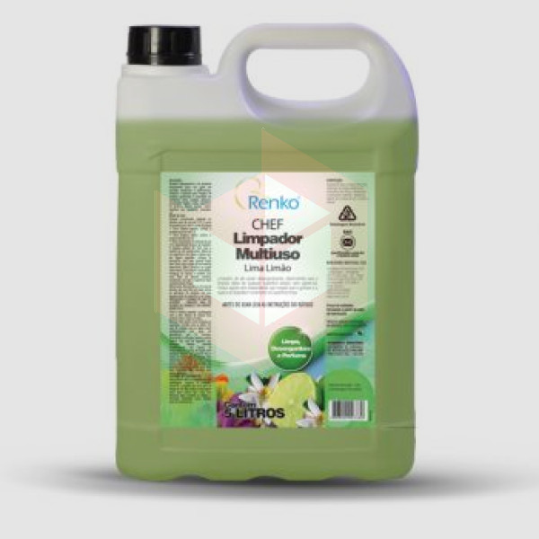 Limpador multiuso lima limão Chef Renko 5l