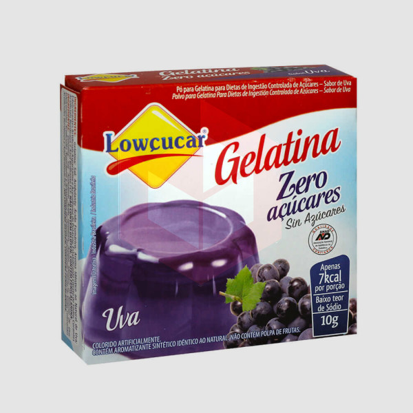 Gelatina uva zero Lowçúcar 10g