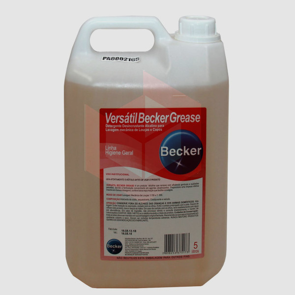 Detergente maquina lava louca Versatil Becker 5l R-5495
