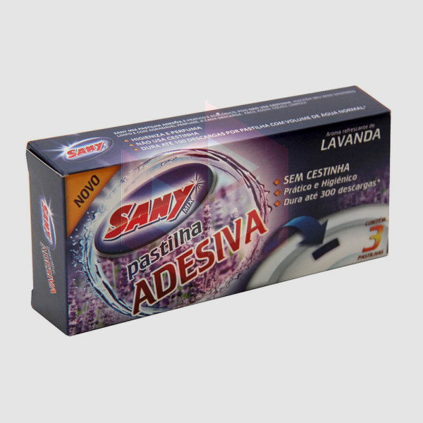 Pastilha adesiva lavanda Sany c/3un