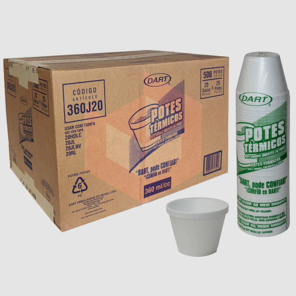 Pote termico 360ml 360J20 Dart 20x25un