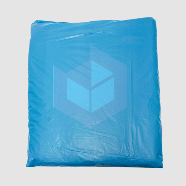 Saco para lixo 300l azul 12m 130x150 Prapeso c/50un