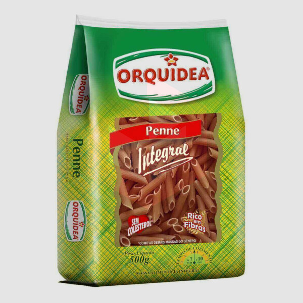 Macarrão penne integral Orquídea 500g