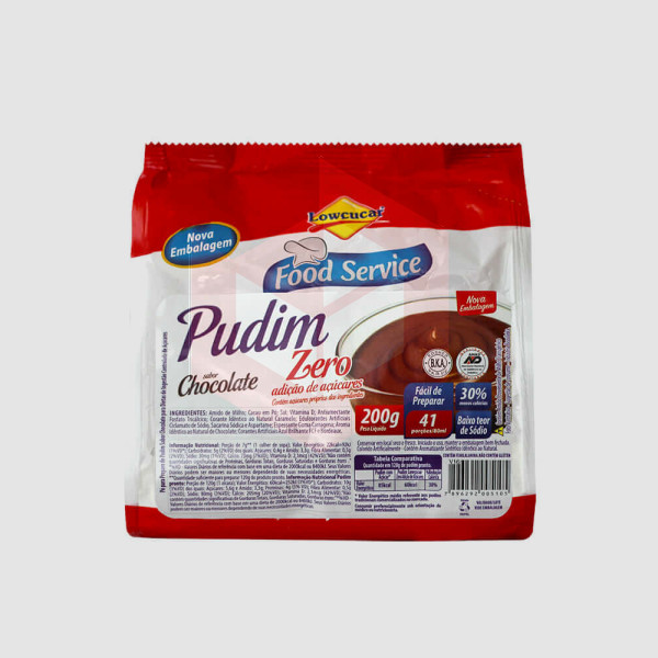 Pudim de chocolate zero Lowçúcar 200g