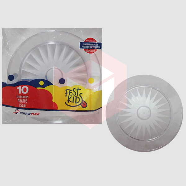 Prato Strawplast 266 PRC-15 cristal c/10un