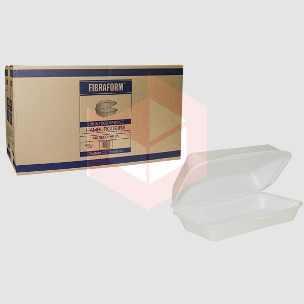Embalagem Fibraform de isopor HF05 c/200un