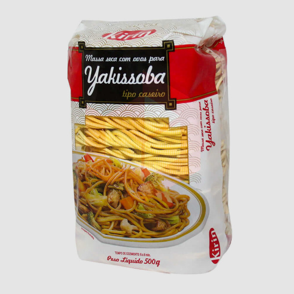 Macarrão para yakissoba com ovos Kirin 500g