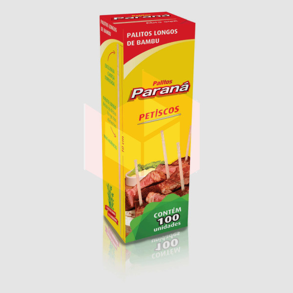 Palito Parana petiscos 10cm c/100un