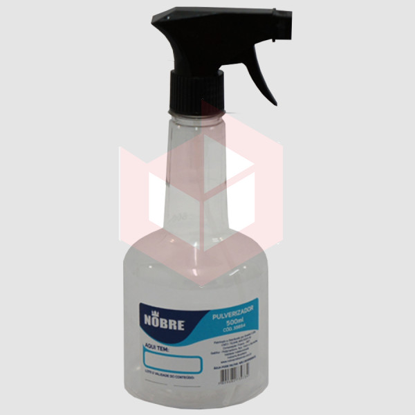 Pulverizador transparente pet  Nobre 500ml R35654