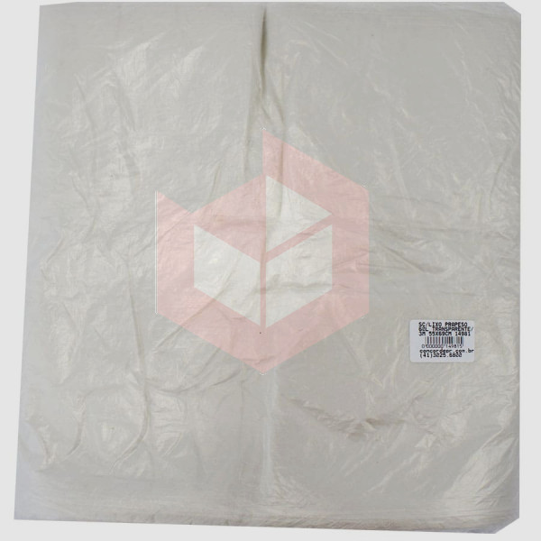 Saco para lixo 60l transparente 3m 55x69 Prapeso c/100un