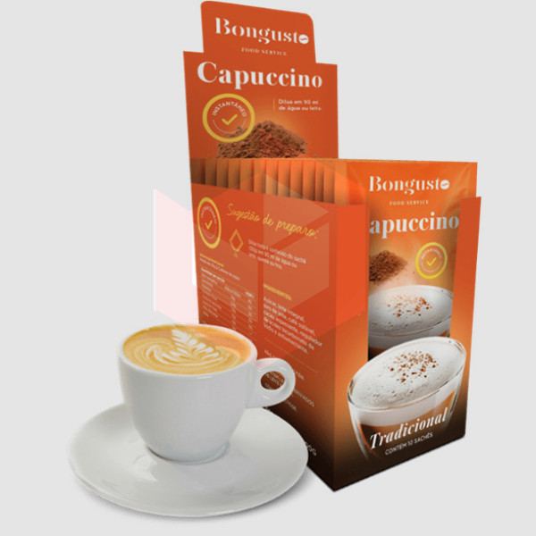 Cappuccino tradicional sachê Bongusto 10x20g
