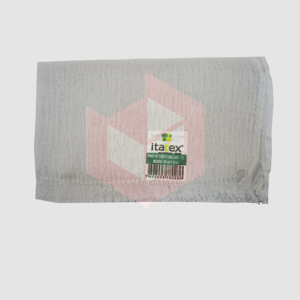 Saco alvejado flanelado Itatex 38x58cm 60g