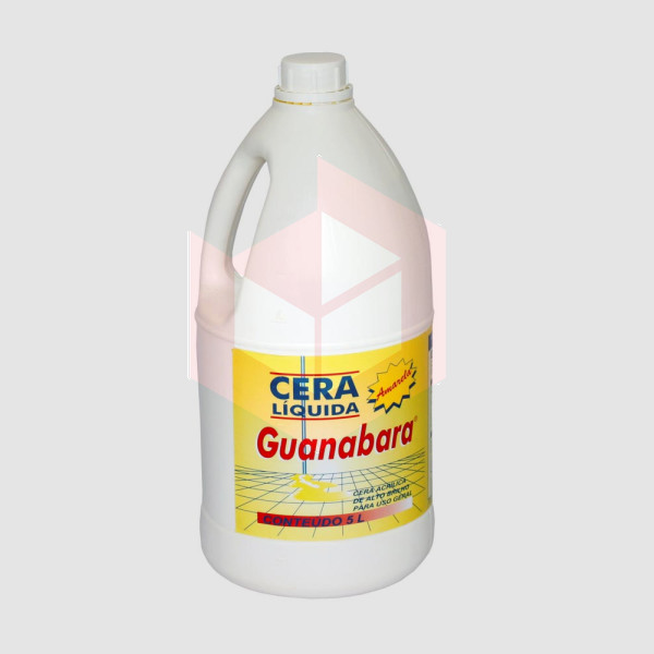 Cera liquida amarela Guanabara 5l