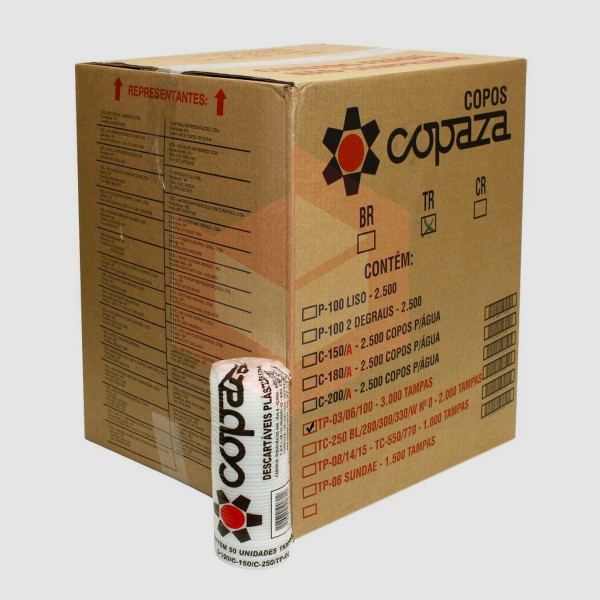 Tampa Copaza translucida TP06 100ml 03 60x50un