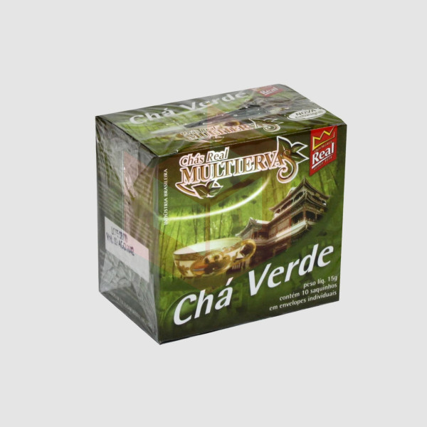 Chá verde envelopado Multi Ervas 10x1.5g