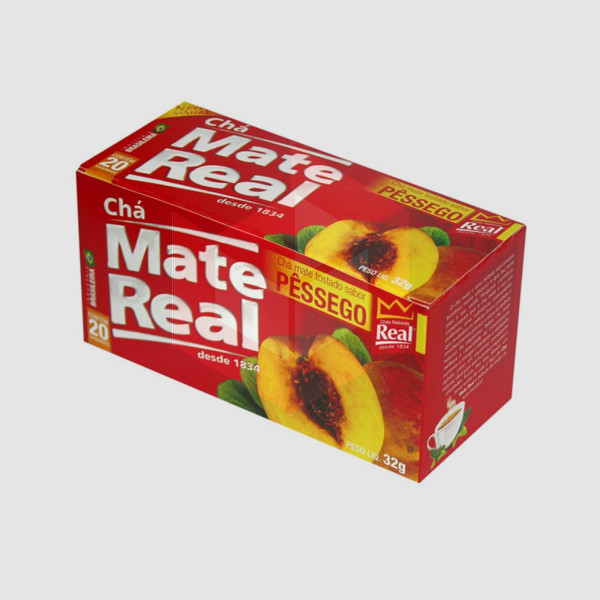 Chá mate com pêssego Real 20x1.6g