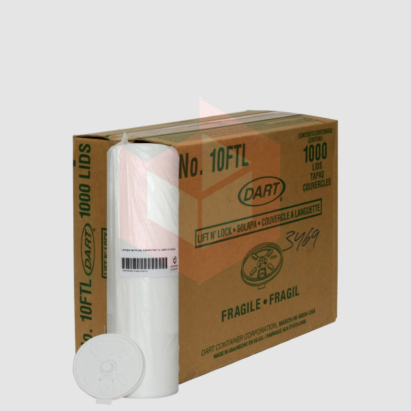 Tampa plastica para copo térmico 300ml 10FTL Dart 10x100un