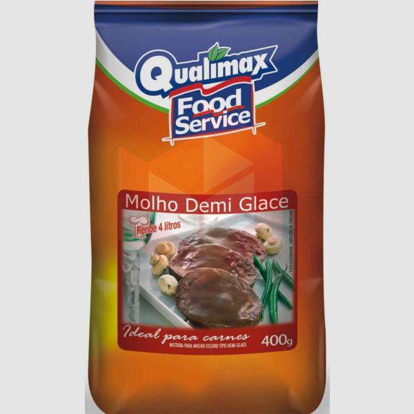 Molho escuro demi glace Food Service Qualimax 400g