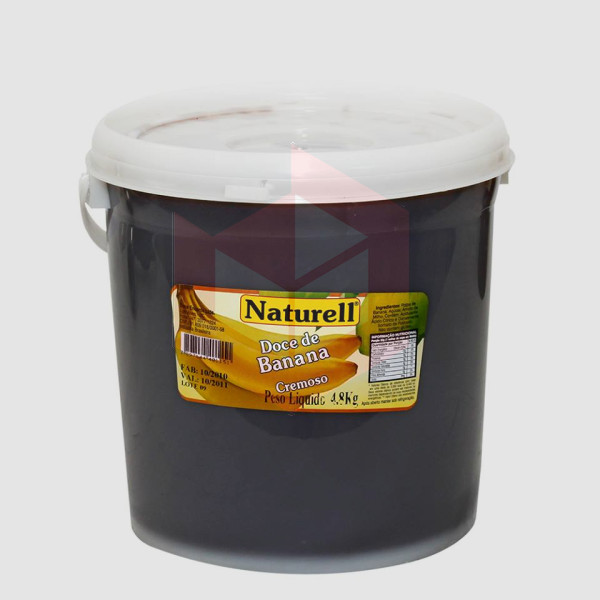 Doce de banana cremoso Naturell 4.5kg