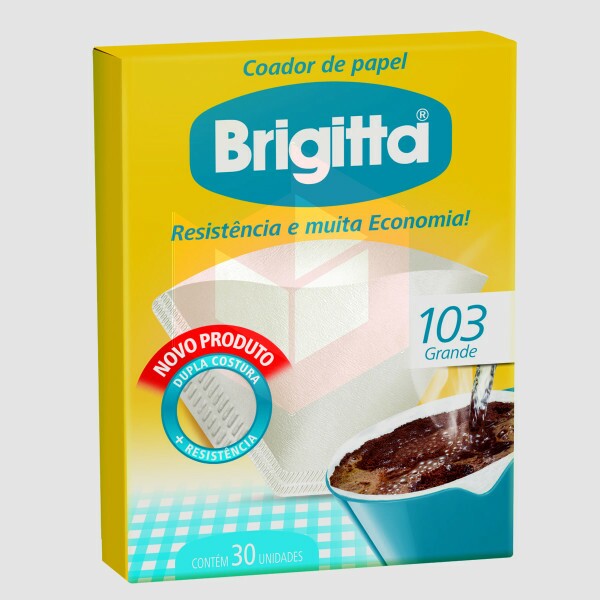 Filtro de papel para café 103 Brigitta c/30un