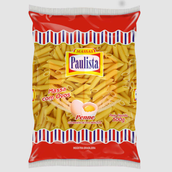 Macarrão penne com ovos Paulista 500g