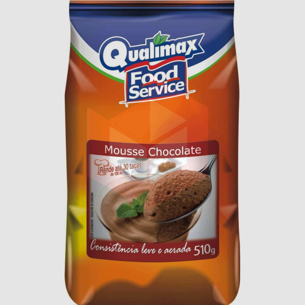 Mousse de chocolate Qualimax 510g
