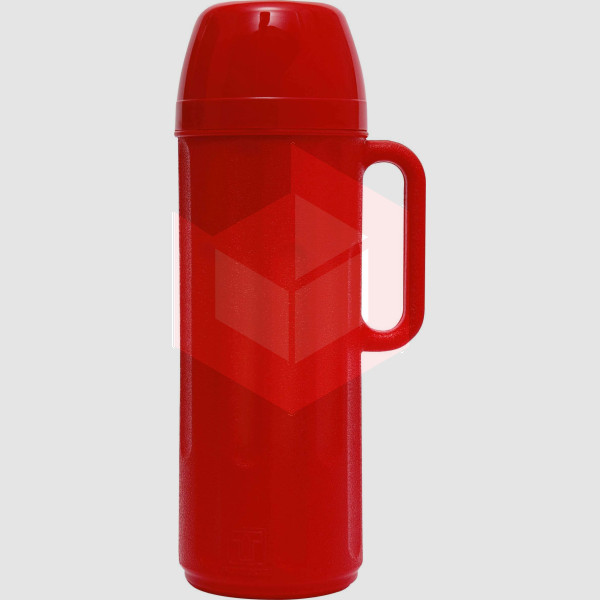Garrafa Termolar rosca 1l vermelha ref-7020VRM