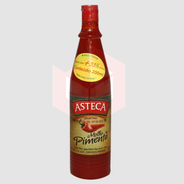 Molho de pimenta vermelha Asteca 200ml
