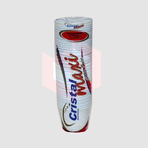 Pote Cristalcopo branco 250ml c/50un