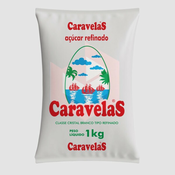 Açúcar refinado Caravelas 1kg