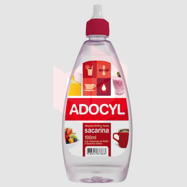 Adoçante líquido sacarina e ciclamato Adocyl 100ml