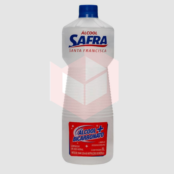 Álcool liquido com bicarbonato Safra 1l