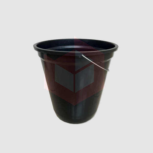 Balde plastico 18l preto Sanches 2434 
