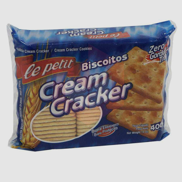 Biscoito cream cracker Le Petit 400g