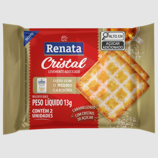 Biscoito cristal Renata 180x2un/13g 