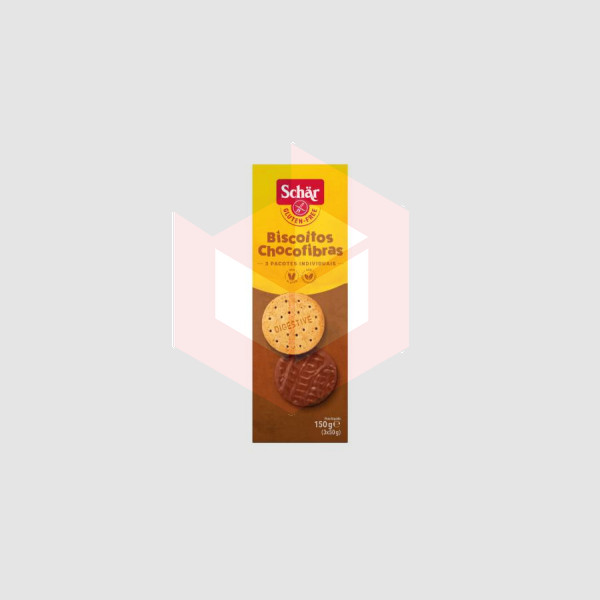 Biscoito digestive chocofibras sem gluten Schar 150g