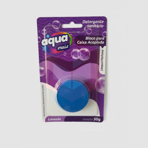 Bloco sanitario lavanda p/cx aclopada Aquamais 50g