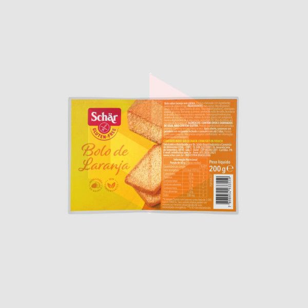 Bolo de laranja sem gluten Schar 200g