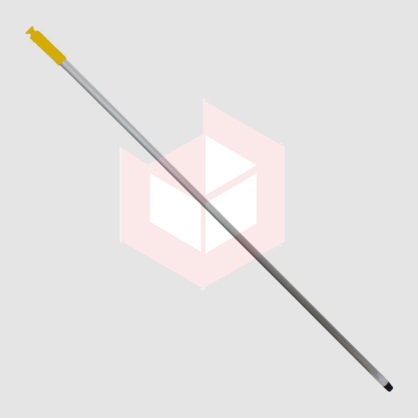 Cabo de aluminio 140cm com rosca e manopla amarela Nycol