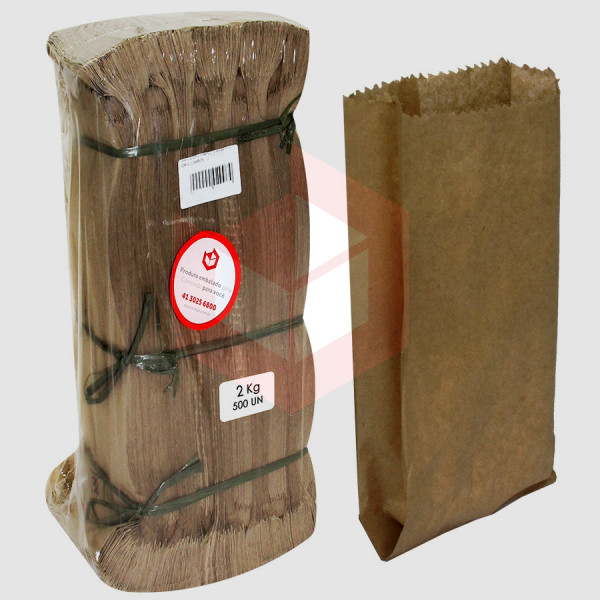 Cartucho de papel semi kraft p/2kg Mirimpel c/500un
